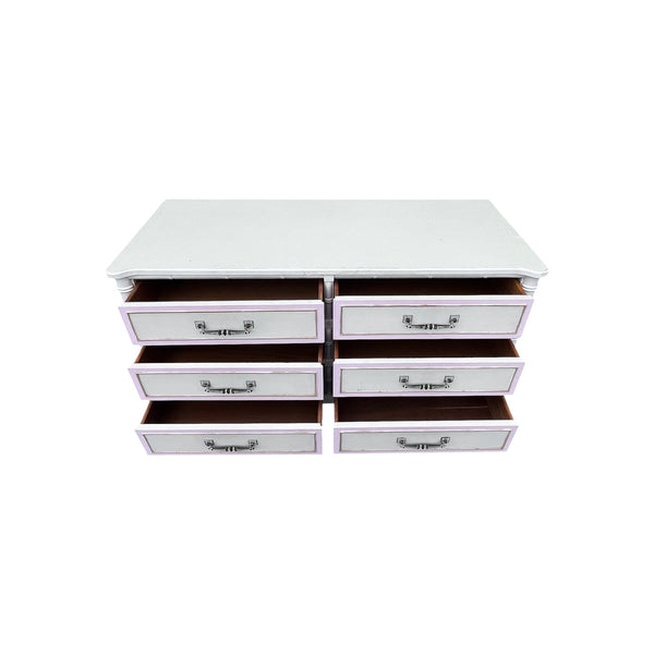 Henry Link Hali Bai Collection Faux Bamboo 6-drawer dresser. Shipping not included.