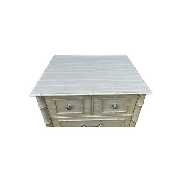 Vintage Dixie Furniture Faux Bamboo Lingerie Chest