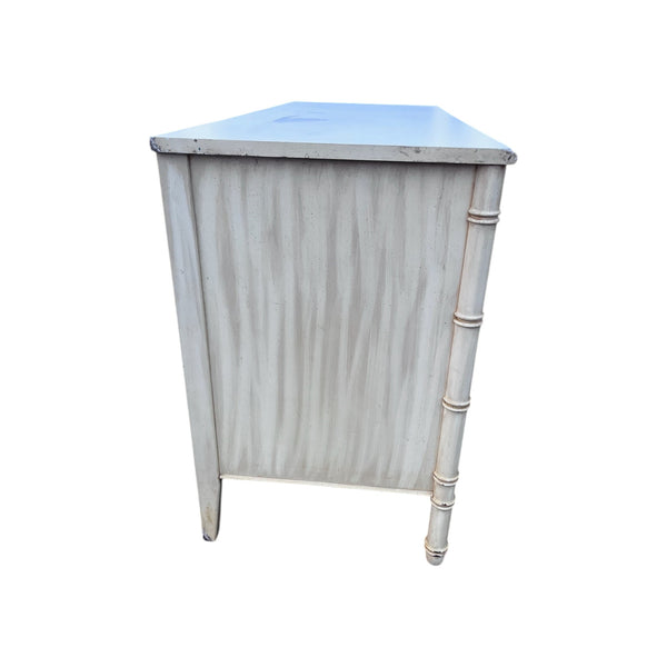Thomasville Allegro Faux Bamboo Dresser 3 Drawer Dresser Commode