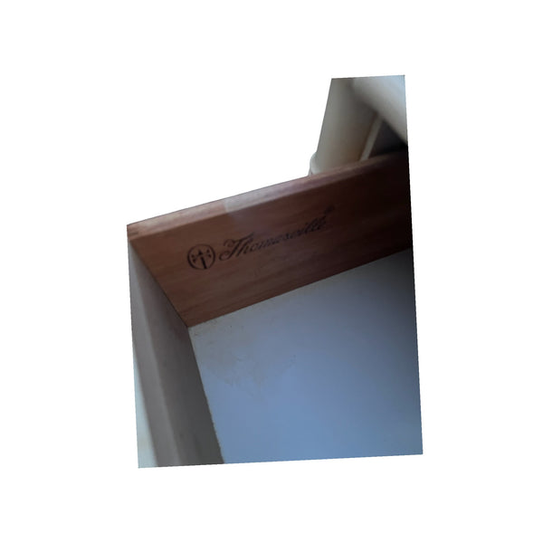 Thomasville Allegro Fretwork Faux Bamboo Nightstand 2 drawers