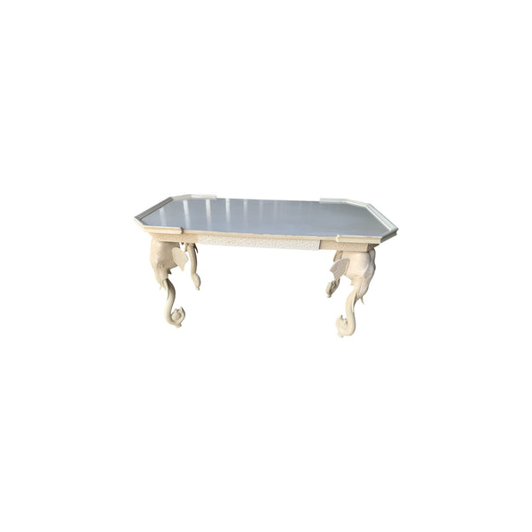 1970s Hollywood Regency Gampel Stoll Elephant Writing Desk