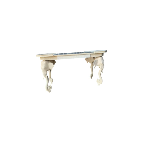 1970s Hollywood Regency Gampel Stoll Elephant Writing Desk