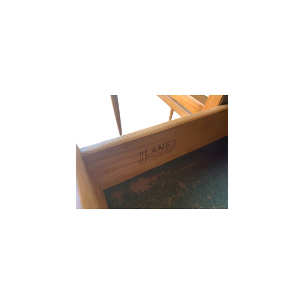 Lane Altavista Mid-Century Danish Modern Walnut Drop-Leaf Desk