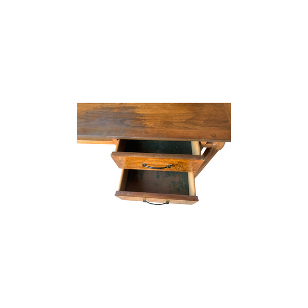 Lane Altavista Mid-Century Danish Modern Walnut Drop-Leaf Desk