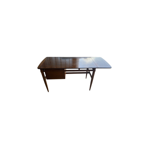 Lane Altavista Mid-Century Danish Modern Walnut Drop-Leaf Desk