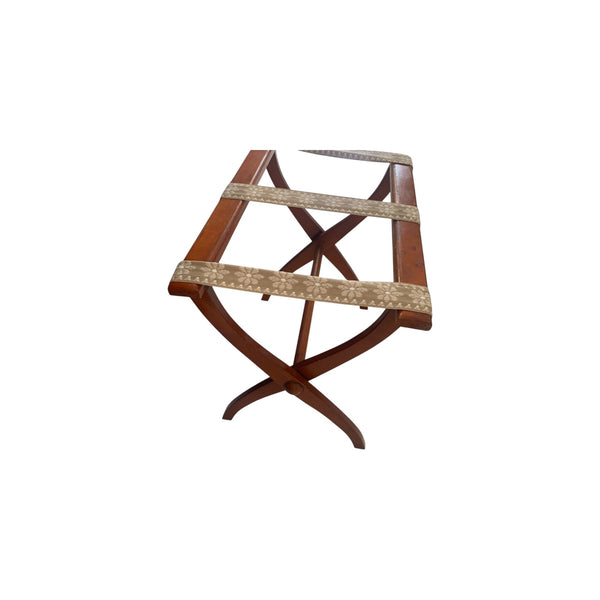 Vintage Scheibe Style Wooden Luggage Rack Stand Tapestry Boho original