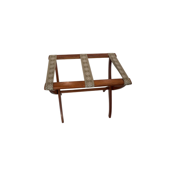 Vintage Scheibe Style Wooden Luggage Rack Stand Tapestry Boho original