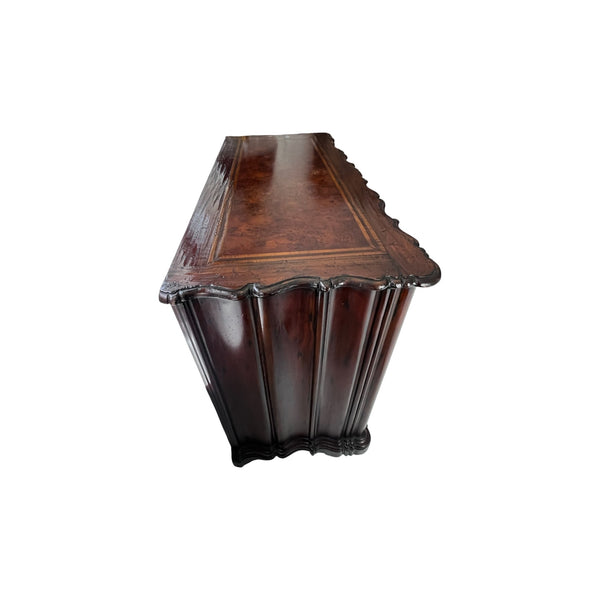 Rococo Style Century Furniture 3 drawers Serpentine Commode dresser