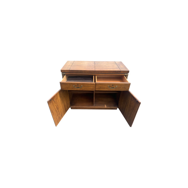 Drexel Heritage Accolade Italian Campaign Style Flip-Top Server Buffet