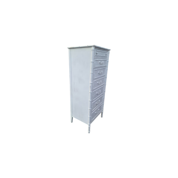 Thomasville Faux Bamboo Tall Lingerie Chest of drawers