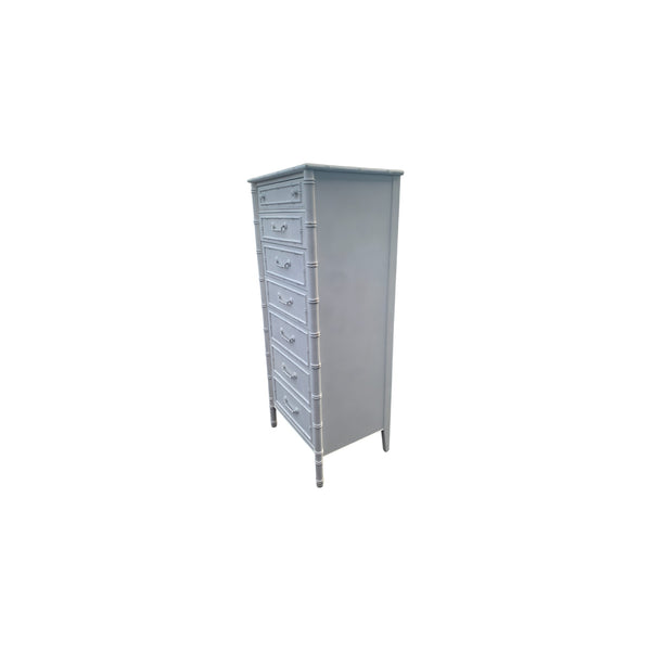 Thomasville Faux Bamboo Tall Lingerie Chest of drawers
