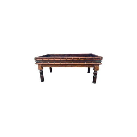 Bamboo and Rattan Tray Coffee Table by Palecek