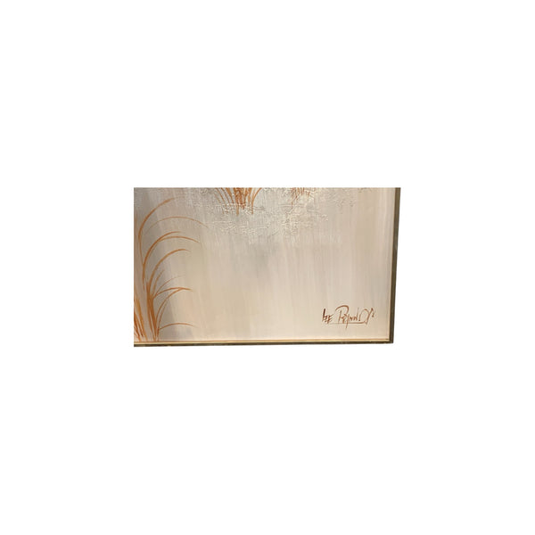 Lee Reynolds Signed Original Canvas Painting Shell/Starfish 5'x 4'