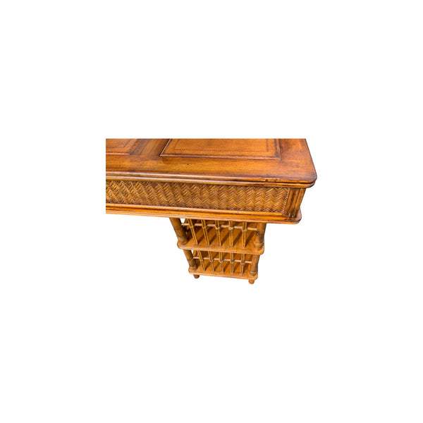Tommy Bahama British Colonial Bamboo and Rattan Desk