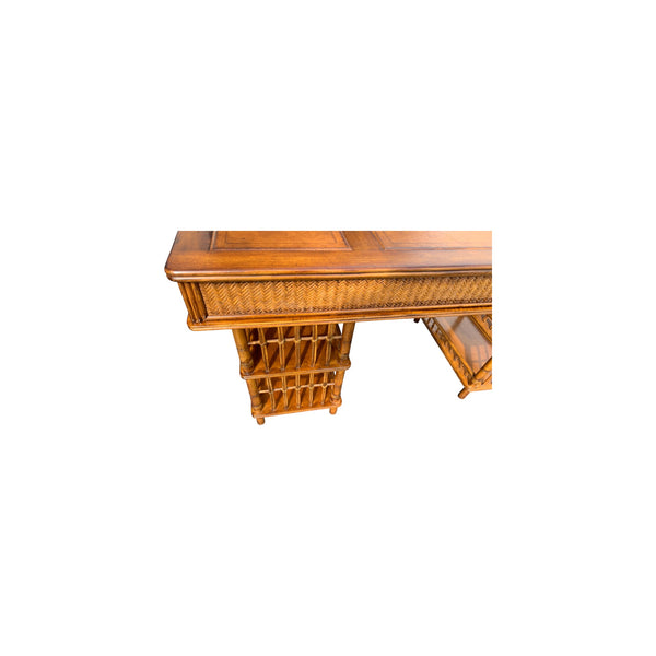 Tommy Bahama British Colonial Bamboo and Rattan Desk