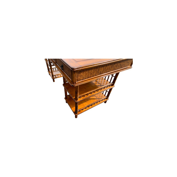 Tommy Bahama British Colonial Bamboo and Rattan Desk
