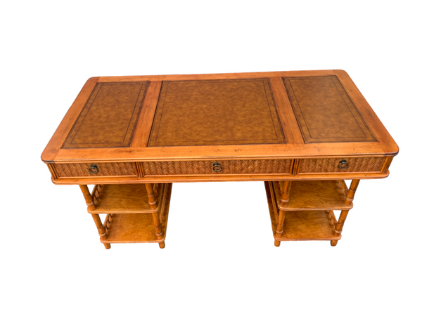 Tommy Bahama British Colonial Bamboo and Rattan Desk