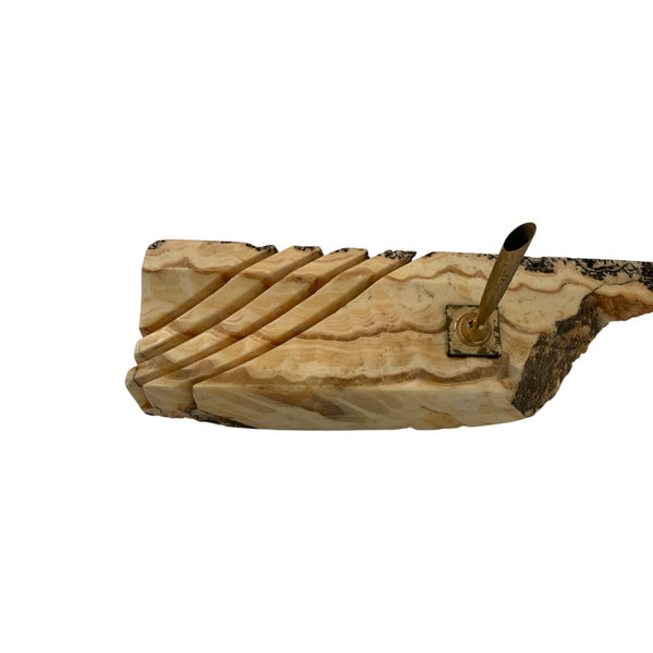 Vintage Onyx paper and fountain pen holder