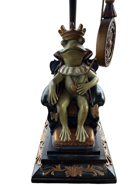 King Frog on Throne Table lamp