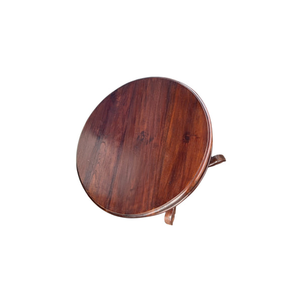 Vintage Tommy Bahama Style wooden coffee/end tables set with pineapple accents.