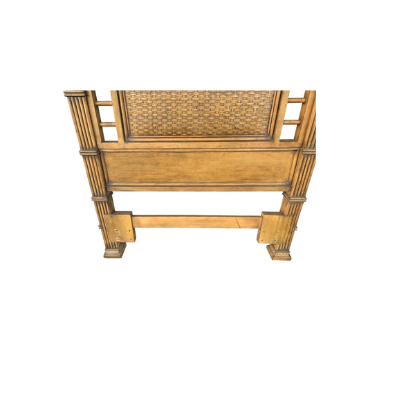 Twins Bamboo Rattan Headboards in Square Tommy Bahama Style