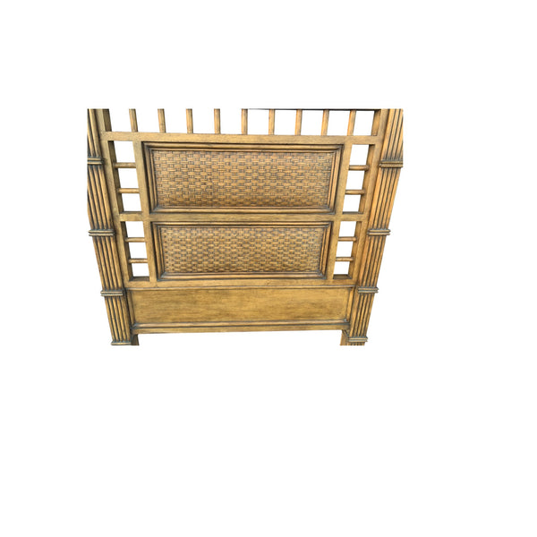 Twins Bamboo Rattan Headboards in Square Tommy Bahama Style