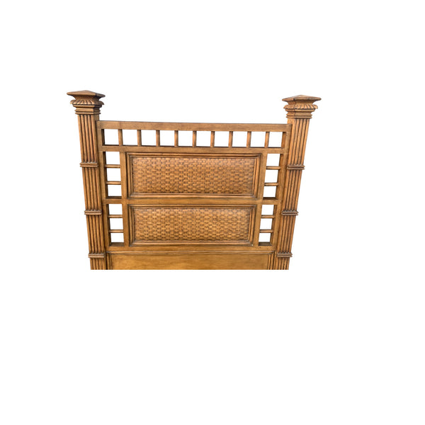 Twins Bamboo Rattan Headboards in Square Tommy Bahama Style