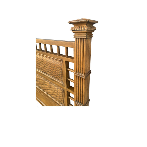 Twins Bamboo Rattan Headboards in Square Tommy Bahama Style
