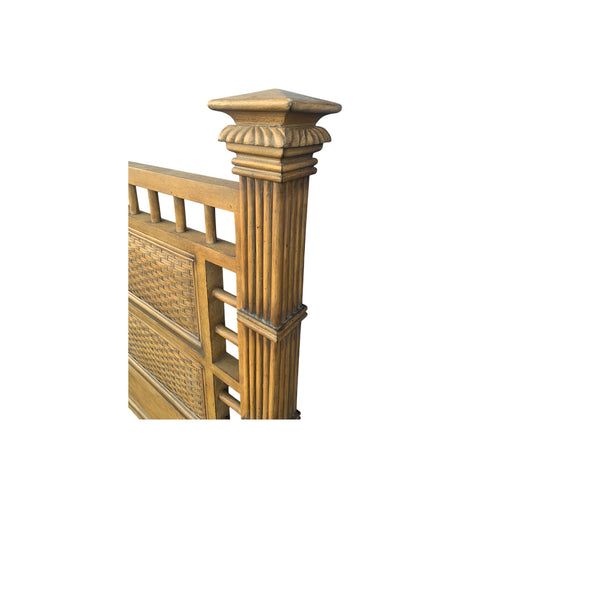 Twins Bamboo Rattan Headboards in Square Tommy Bahama Style