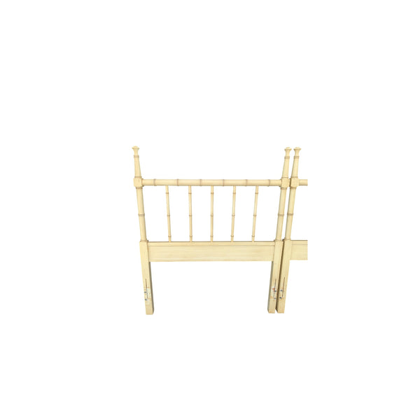Henry Link Bali Hai Faux Bamboo Twin Size Headboards Hollywood regency