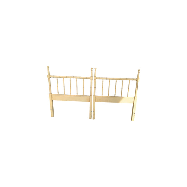 Henry Link Bali Hai Faux Bamboo Twin Size Headboards Hollywood regency