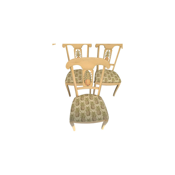 Ethan Allen Legacy Collection Pineapple Back Dining Chairs set of 6