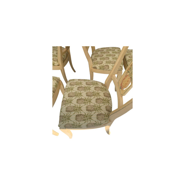 Ethan Allen Legacy Collection Pineapple Back Dining Chairs set of 6