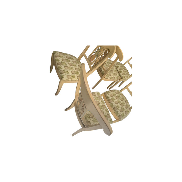 Ethan Allen Legacy Collection Pineapple Back Dining Chairs set of 6