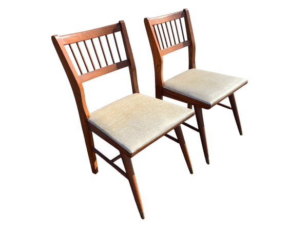 Craddock furniture Mid Century dining chairs a pair