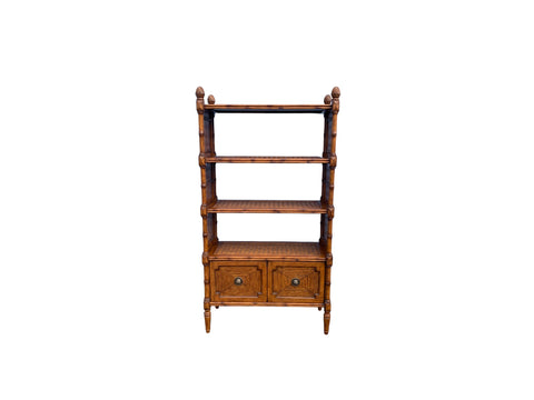 Tommy Bahama Rattan Bookcase Etagere