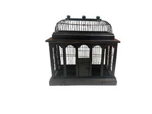 Small Victorian Style Wooden Bird Cage