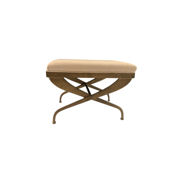 Drexel Heritage Wrought Iron x bench