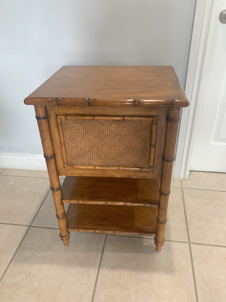 Tommy Bahama Ginger Island Bedside Chest/ Nightstand with Woven Accents