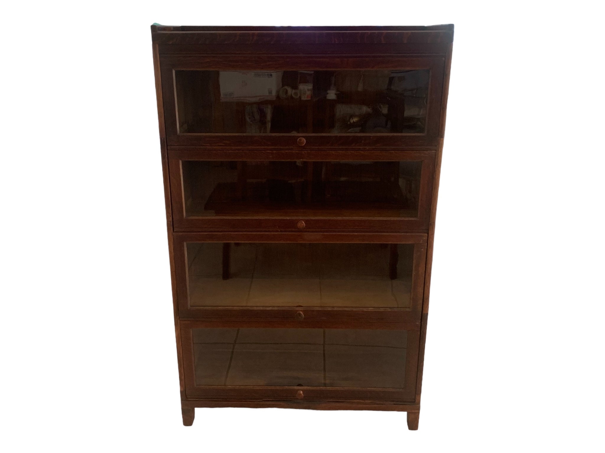 Early 20th Century Four-Stack Barrister Bookcase