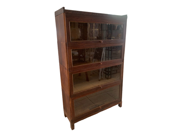 Early 20th Century Four-Stack Barrister Bookcase