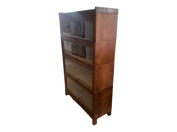 Early 20th Century Four-Stack Barrister Bookcase