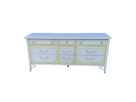 Thomasville Fretwork Allegro Faux Bamboo Dresser Palm Beach Chinese Shipping Not included