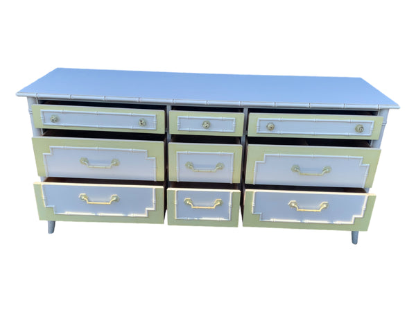 Thomasville Fretwork Allegro Faux Bamboo Dresser Palm Beach Chinese Shipping Not included