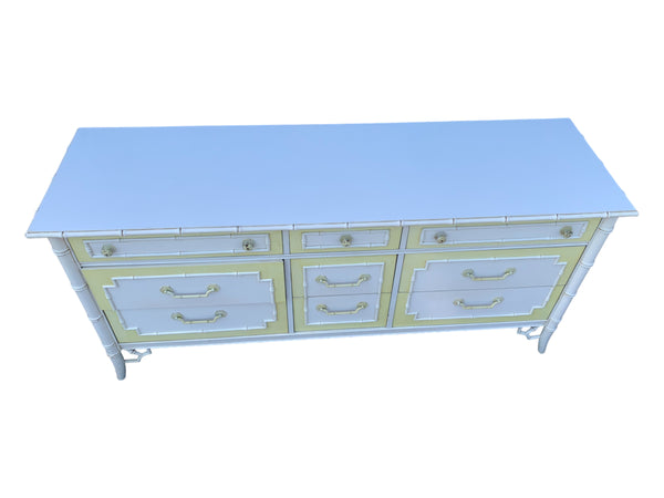 Thomasville Fretwork Allegro Faux Bamboo Dresser Palm Beach Chinese Shipping Not included