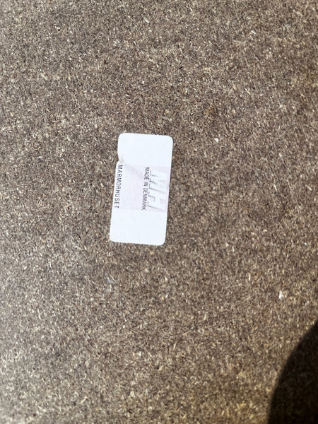 Mid-Century Danish Modern Teak & Travertine Coffee by Marmorhuset