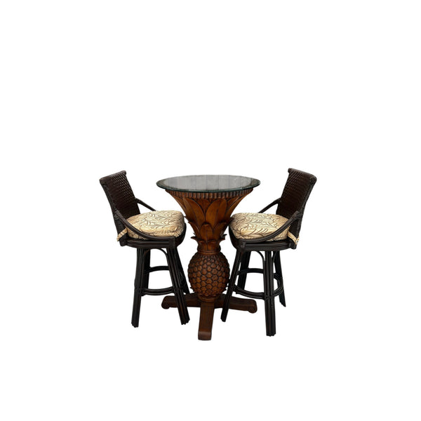 Ocean Reef Pub Table Pineapple Base Tommy Bahama Style