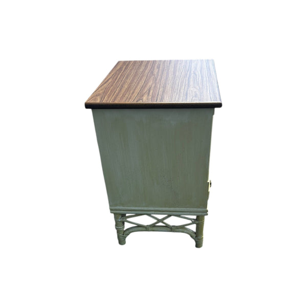 Ficks Reed Rattan Nightstand Bamboo Nightstand Palm Beach