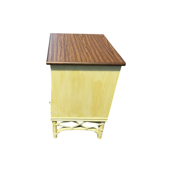 Ficks Reed Rattan Nightstand Bamboo Nightstand Palm Beach