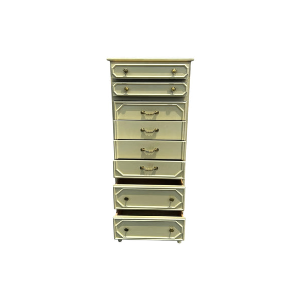Ficks Reed Faux Bamboo Lingerie Chest Palm beach 8 drawers